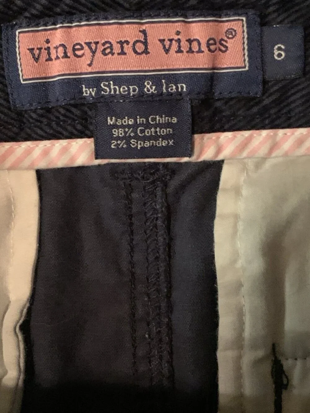 Women’s Vineyard Vines By Shep  & Ian Corduroy Skirt- Size 6 Navy Blue Preppy